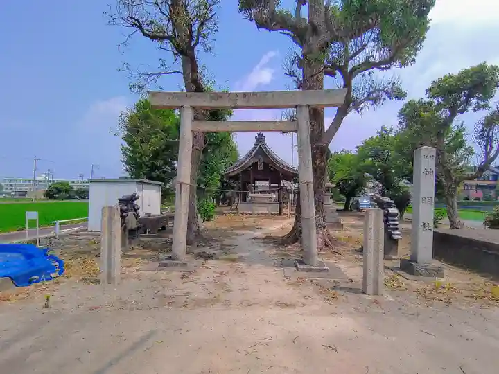 神明社(北野)の鳥居