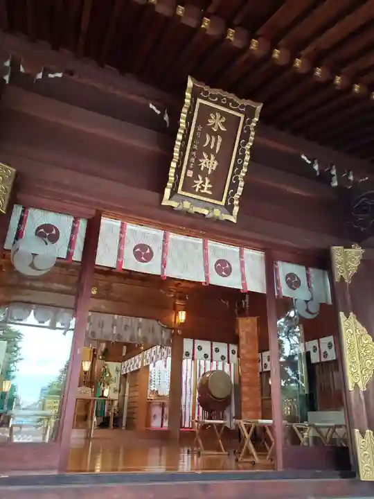 中野沼袋氷川神社の本殿・本堂