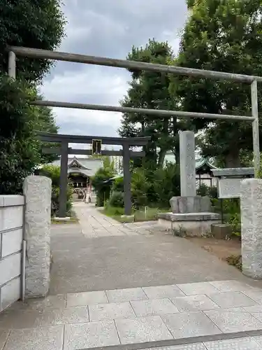 鷺宮八幡神社の鳥居