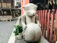 柳森神社の狛犬