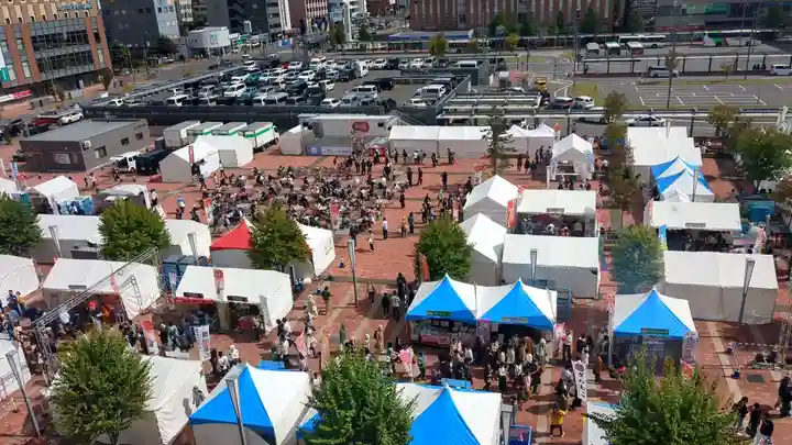 上川神社頓宮の周辺
