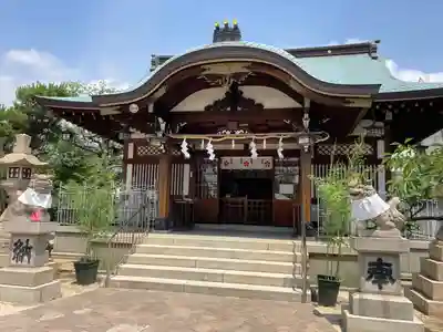 打出天神社の本殿・本堂