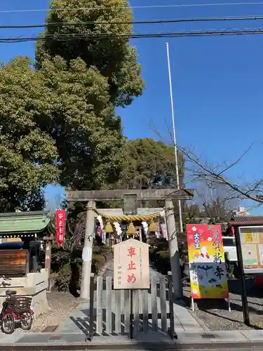 伊奴神社の鳥居