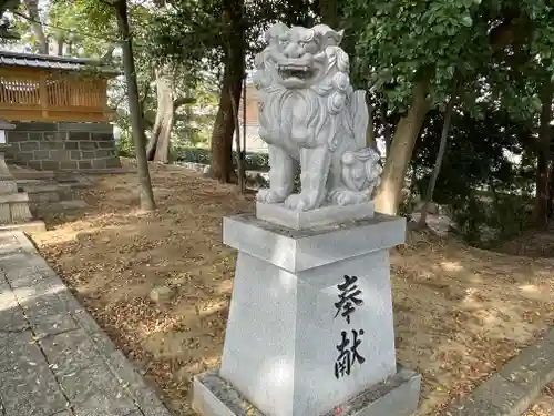 三栖神社の狛犬