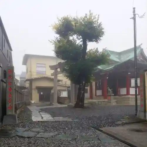 篠原稲荷神社の自然