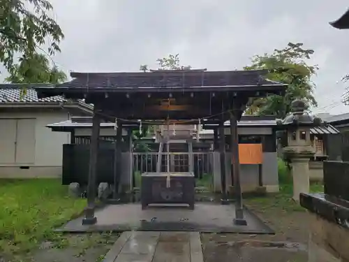 辻熊野神社の手水舎