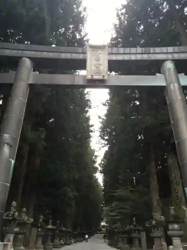 北口本宮冨士浅間神社の鳥居