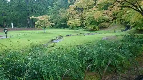 毛越寺の庭園