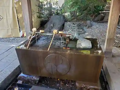 川越氷川神社の手水舎