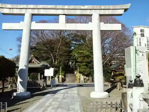 白旗神社の鳥居