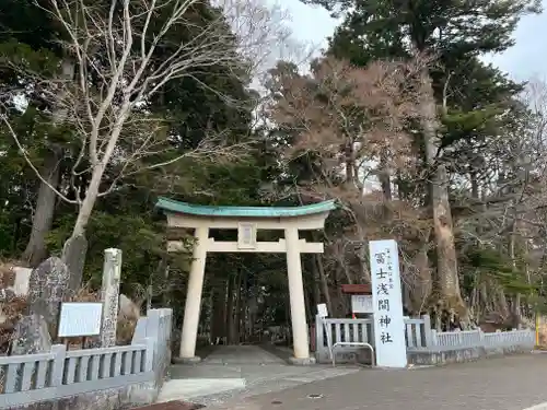 富士山東口本宮 冨士浅間神社の鳥居