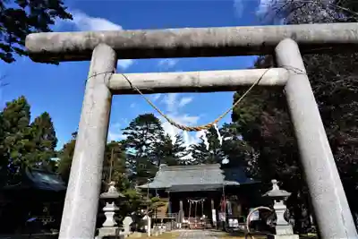 三春大神宮の鳥居
