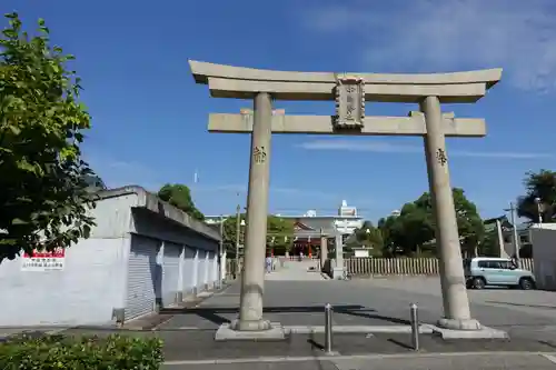 中島惣社の鳥居