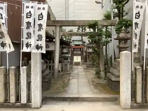 柳里神社の鳥居