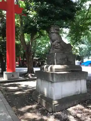 花園神社の狛犬