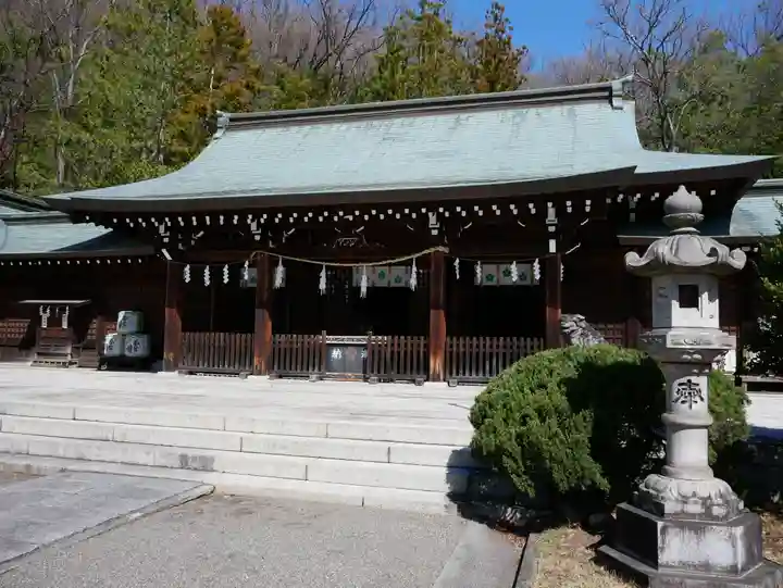 山梨縣護國神社の本殿・本堂