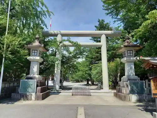 富山縣護國神社の鳥居