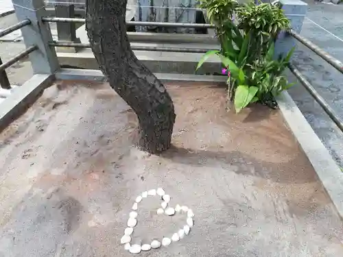 柏神社の庭園