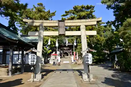 片瀬諏訪神社の鳥居