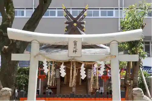 開口神社の鳥居