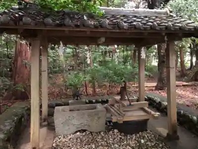 明星神社の手水舎