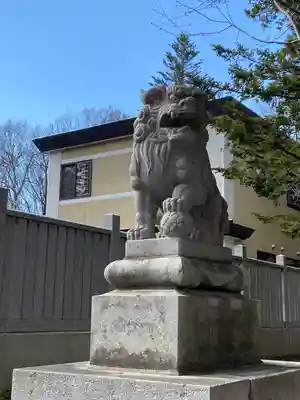 音更神社の狛犬
