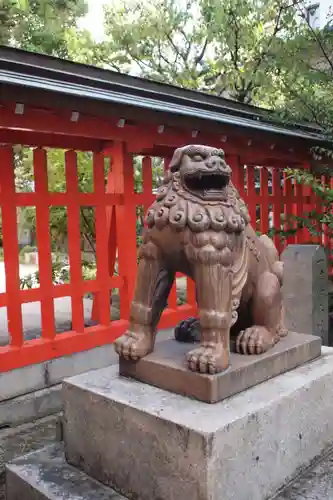 水鏡天満宮の狛犬