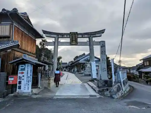 山村神社の鳥居