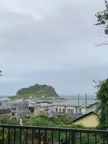 様似住吉神社の景色