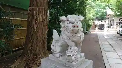 銀杏岡八幡神社の狛犬