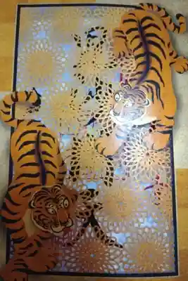 善國寺　毘沙門天　書き置き切り絵御朱印