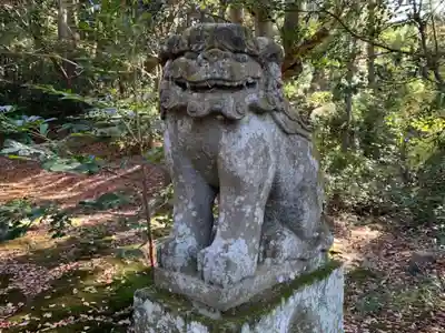 櫃狹神社の狛犬