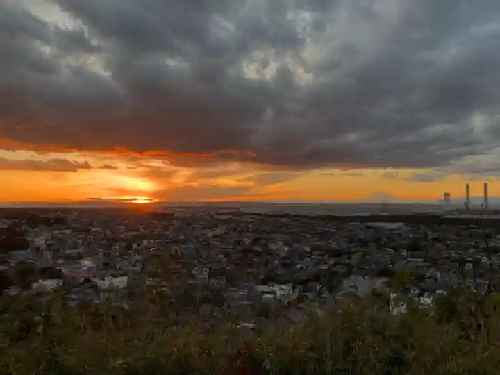 人見神社の景色