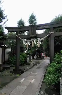 薭田神社の鳥居