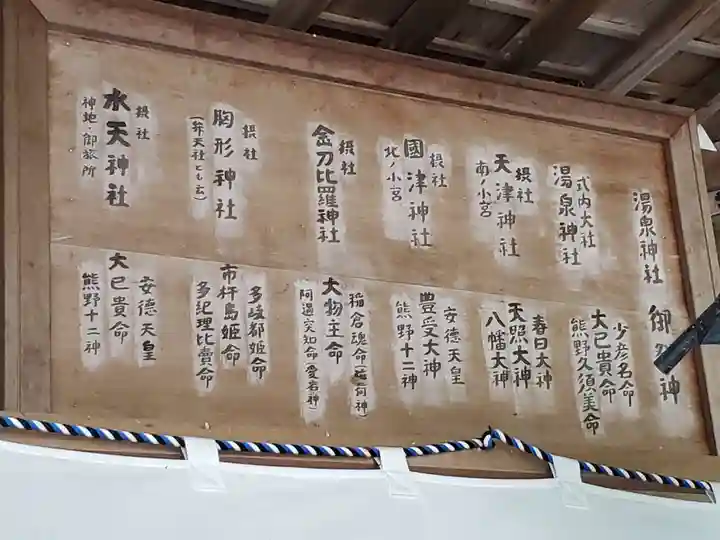 湯泉神社のその他建物
