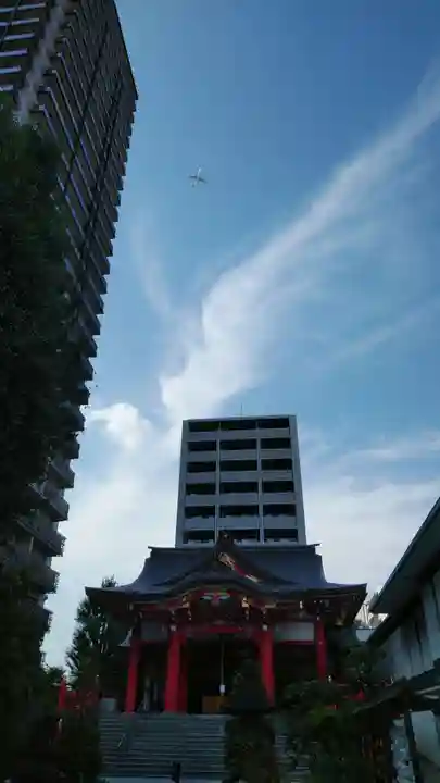成子天神社の本殿・本堂