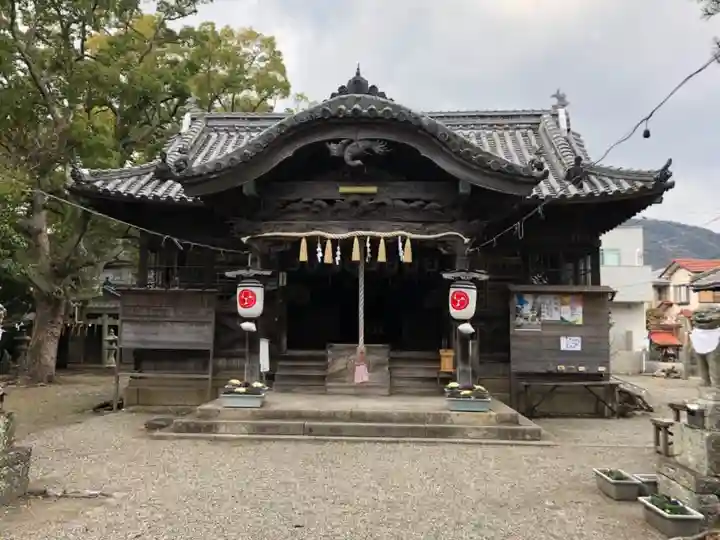 大麻比古神社の本殿・本堂