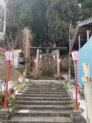 月山神社の鳥居