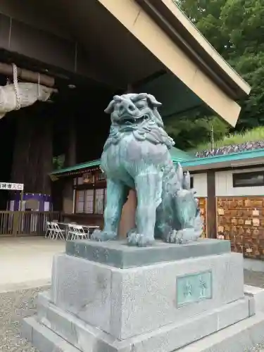 常陸国出雲大社の狛犬