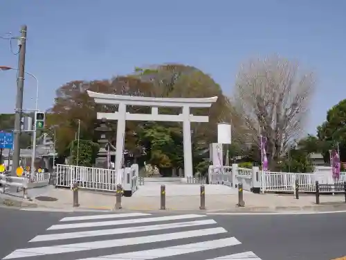 白旗神社の鳥居