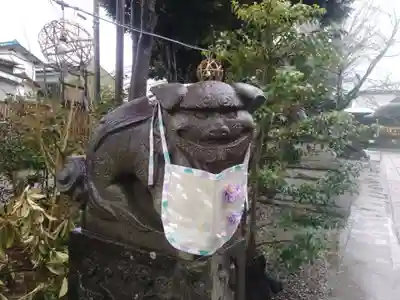 菊田神社の狛犬