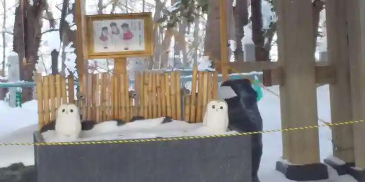 上川神社の手水舎