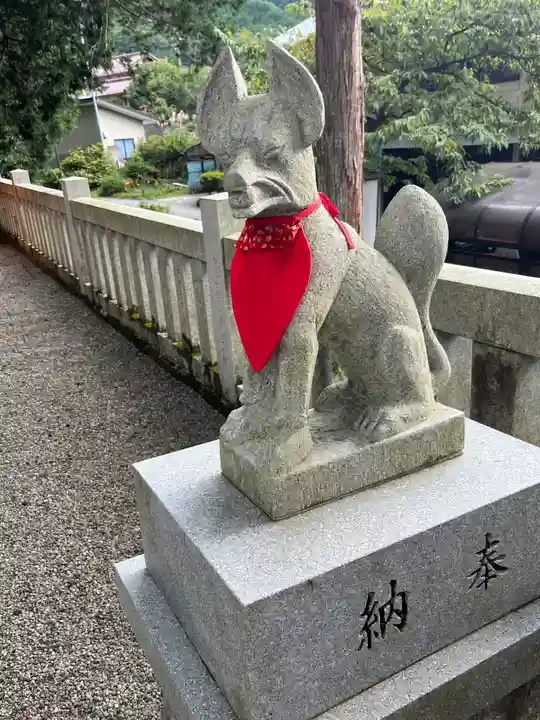 飛驒一宮水無神社の狛犬