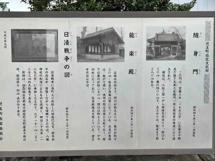 東石清水八幡神社(埼玉県)