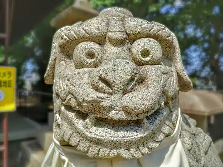 多奈波太神社の狛犬