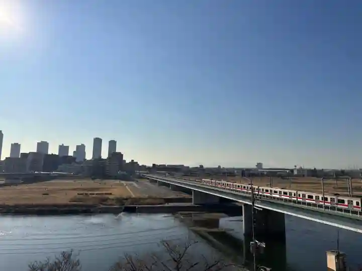 多摩川浅間神社の周辺