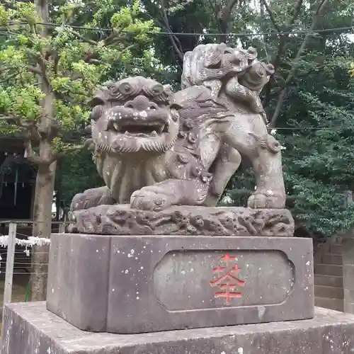 八幡神社の狛犬