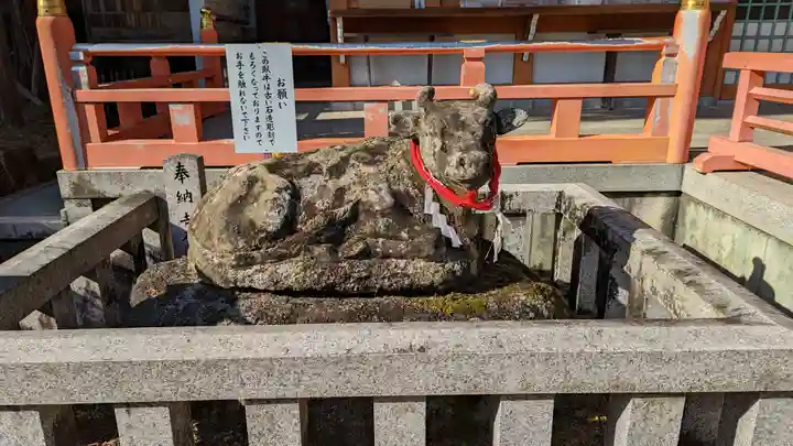 長岡天満宮の像