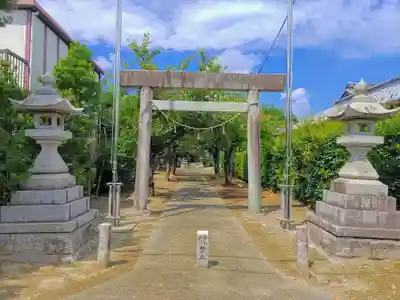 神明社(生出本町)の鳥居