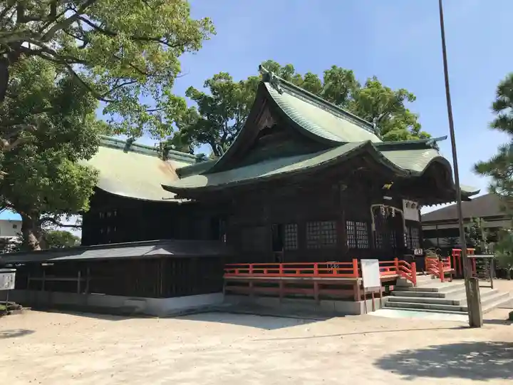 與賀神社の本殿・本堂